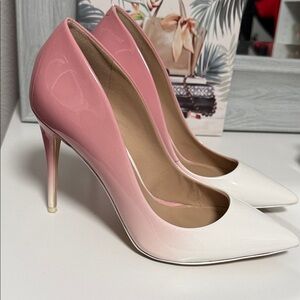 Aldo Pink and White Gradient Heels